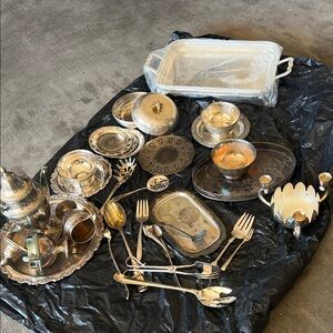 Silver plated items bulk